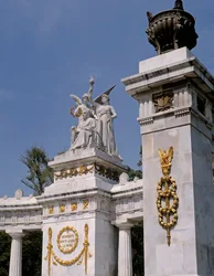 Città del Messico. Emiciclo di Benito Juarez.
