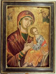 Madre di Dio della Passione, icona greca da Creta, inizio XVI secolo