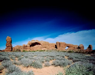 Finestra nord e Park Avenue, Arches National Park, Utah