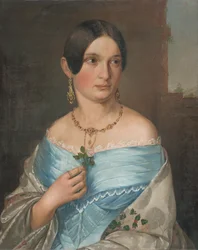 Ritratto di signora con rosa