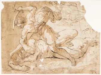 Recto: Davide e Golia