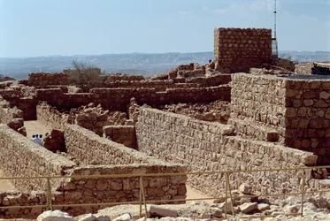Rovine del palazzo fortezza, costruito da Erode il Grande c.37-31 a.C.
