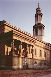 Chiesa di St. Pancras 1819-22, Charles Frederick Inwood (1798-1840), Londra, Regno Unito