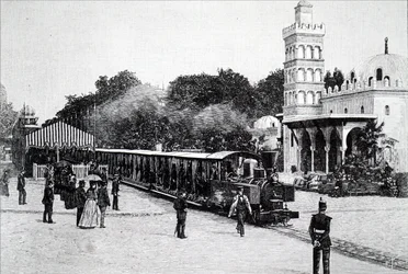 Una locomotiva Decauville.