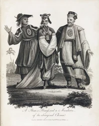 Un Principe, una Principessa e un Mandarino dei cinesi aborigeni