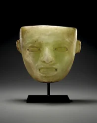 Una maschera di pietra Teotihuacan, c. 450-650