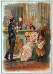 Un salotto borghese. Un salotto della classe media