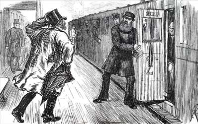 Un guardiano del treno.