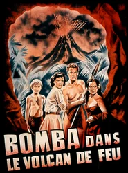 Poster del film Il vulcano perduto di Ford Beebe con Johnny Sheffield e Donald Woods 1950