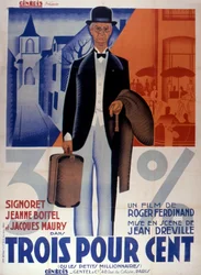 Locandina del film Trois pour cent di Jean Dreville 1933