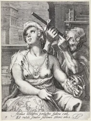 Incisione allegorica dell