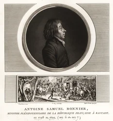 Antoine Samuel Bonnier, Ministro Plenipotenziario della Repubblica Francese