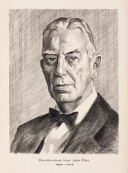 Balthazar van der Pol, ingegnere elettrico olandese, c 1930