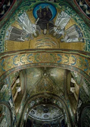 Basilica di San Vitale, Mosaici nella volta dell
