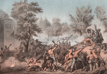 Battaglia di Porta Romana, verso Santa Maria Maggiore, battaglia del Volturno, Campania