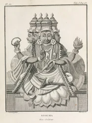 Brahma, il dio creatore indù