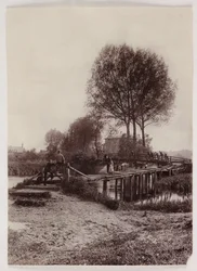 Ponti, Bambini su un ponte, c 1890