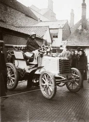 C S Rolls 12 hp Panhard durante la prova di 1000 miglia