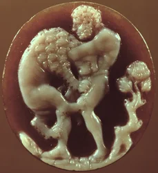 Cammeo di Ercole e il leone di Nemea