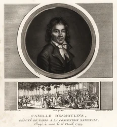 Camille Desmoulins, deputato di Parigi alla Convenzione nazionale, d