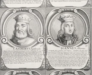 Casimiro IV Jagiellone e Jan I Olbracht, n. 38 e 39 da 