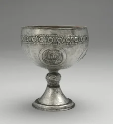 Calice dal Tesoro di Beth Misona, Costantinopoli o Siria, c.500-700