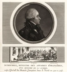 Charles-Francois du Perier Dumouriez, generale francese durante le guerre rivoluzionarie francesi