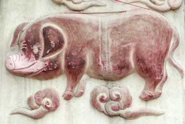 Segno astrologico cinese, Tempio della Nuvola Bianca, Pechino, Cina