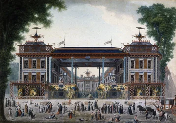 Bagno cinese a Parigi, fine XVIII secolo