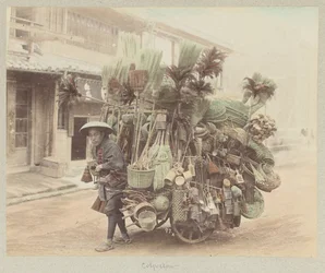 Venditore ambulante - Giappone 1880-1910