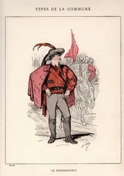 Comune di Parigi: costume di Le Garibaldien in Les Communeux