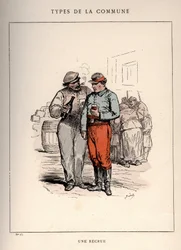 Comune di Parigi: costume di UNA RECLUTA in "Les Communeux"