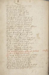 Copia della Cronaca di Andrew of Wyntoun, Fol 319 verso (dettaglio)