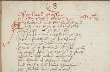Copia della Cronaca di Andrew of Wyntoun, Fol 325 verso (dettaglio)