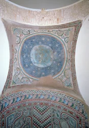 Croce contro il cielo notturno, decorazione della cupola, V secolo (mosaico)