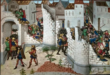 Crociera: la cattura di Gerusalemme (dettaglio)