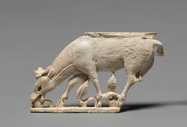 Placca decorativa: Cervo al pascolo