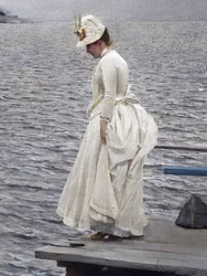(dettaglio) Vacanze estive (1886, acquerello su carta). Stoccolma, collezione privata. Anders Zorn (1860-1920)