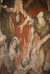 Duomo di Firenze. Affresco che raffigura l
