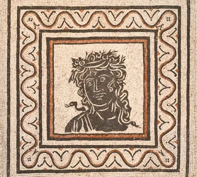 Mosaico pavimentale con l