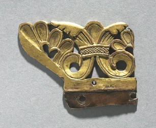 Frammento di una cresta ornamentale da un reliquiario, c.1165-1180