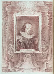 Francis Bacon, saggista e filosofo inglese, inizio XVII secolo