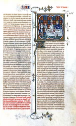 Il re francese Luigi il Balbo (846-879) incontra papa Giovanni VIII per la sua incoronazione nell