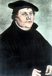Riformatore religioso tedesco Martin Lutero