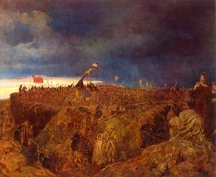 Golgota (La Crocifissione di Cristo). 1869. dipinto da Il