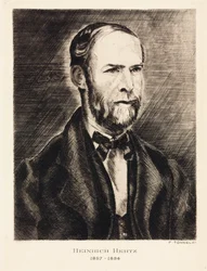 Heinrich Hertz, fisico tedesco, fine XIX secolo