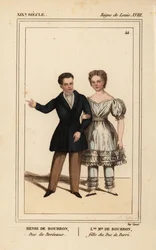 Enrico, Conte di Chambord, Duca di Bordeaux 1820-1883 e Luisa Maria Teresa d