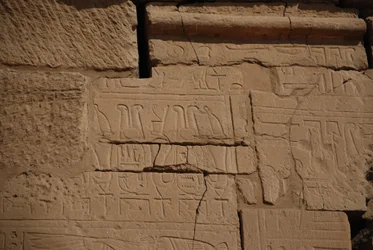 Geroglifici su pietra, Karnak, Luxor, Egitto