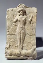 Vaso decorato con motivi simbolici attorno alla dea Ishtar, Babilonese