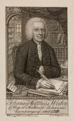 Johann Matthias Wahn, matematico tedesco, c 1792